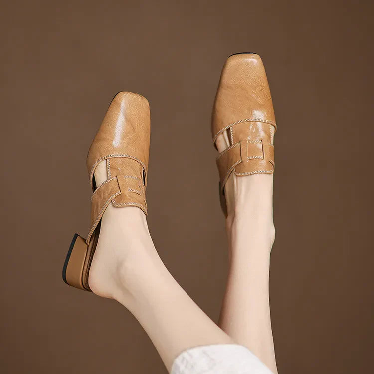 CALIANE — Genuine Leather Mules