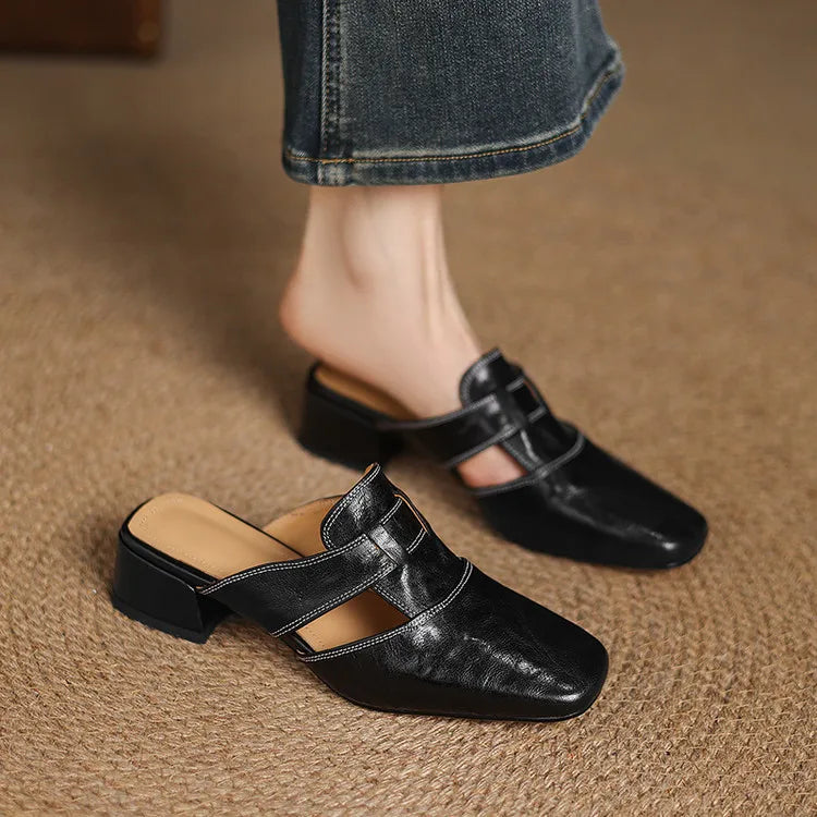 CALIANE — Genuine Leather Mules