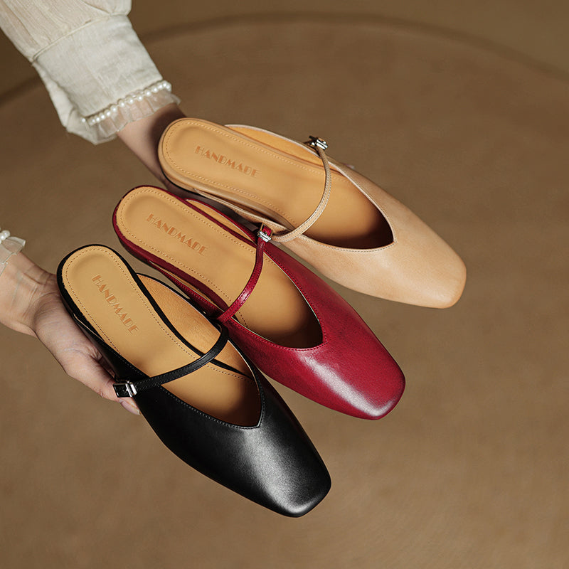 Aurelia Grace Leather Loafers