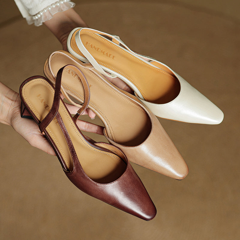 Lysara - Leather Elegance Pumps
