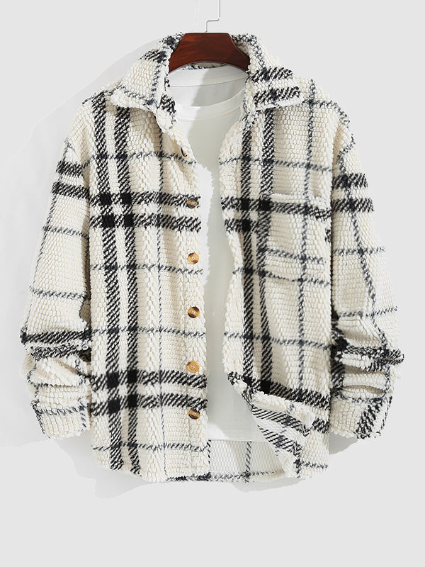 FENMORE — Plaid Fleece Heritage Jacket