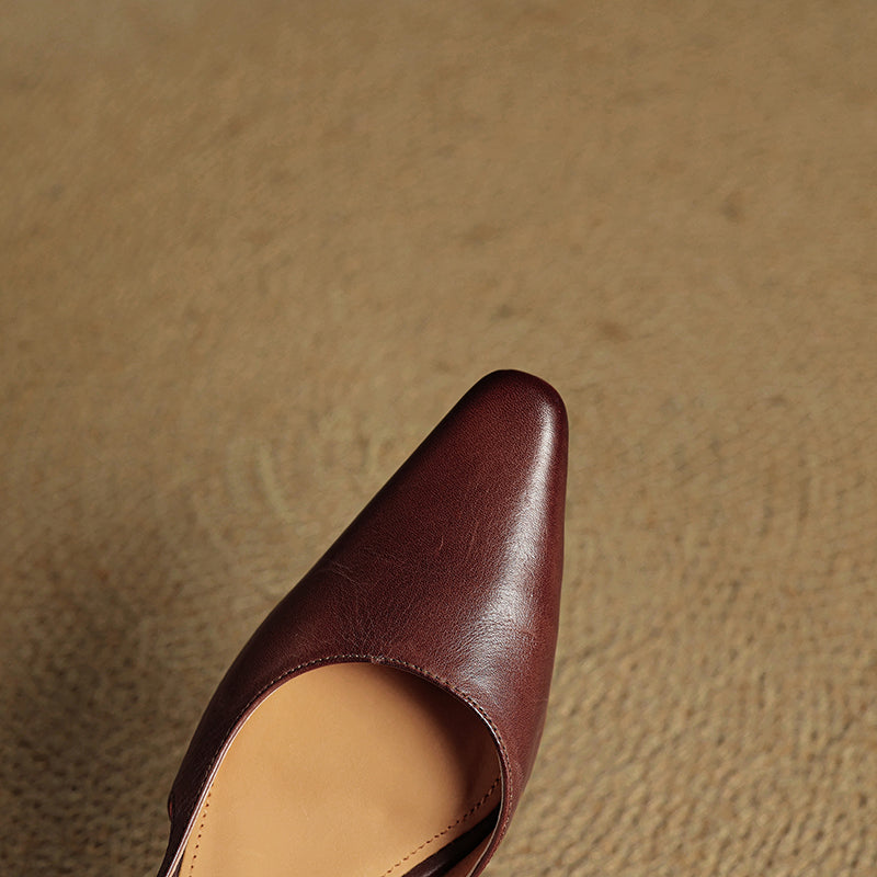 Lysara - Leather Elegance Pumps
