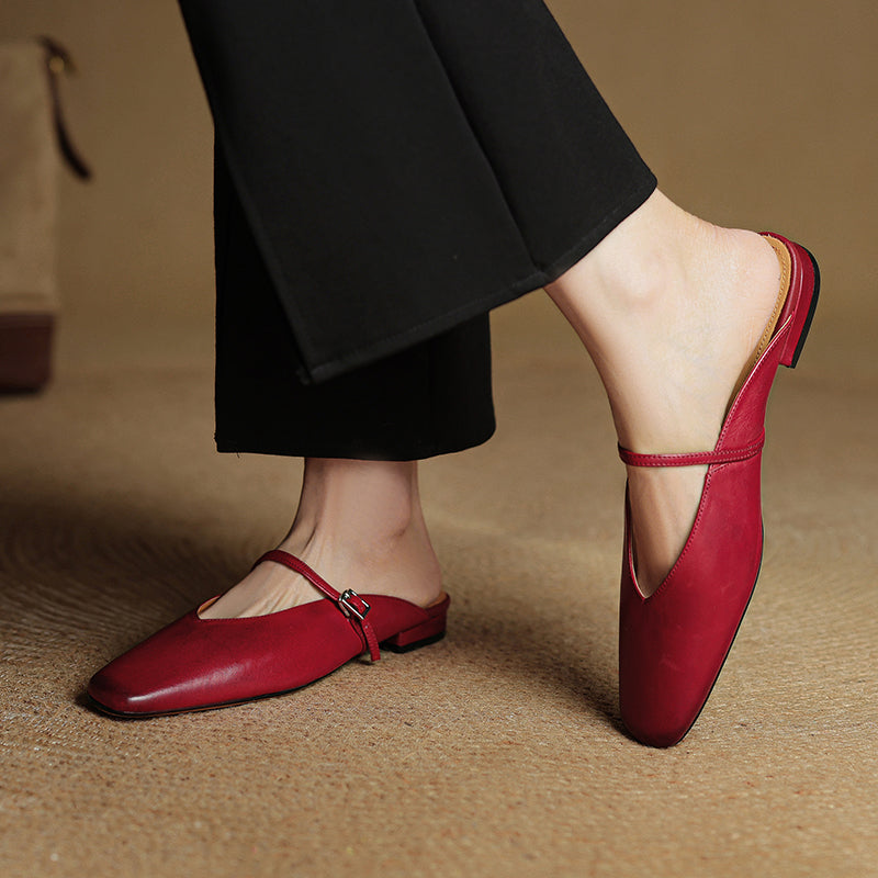 Aurelia Grace Leather Loafers