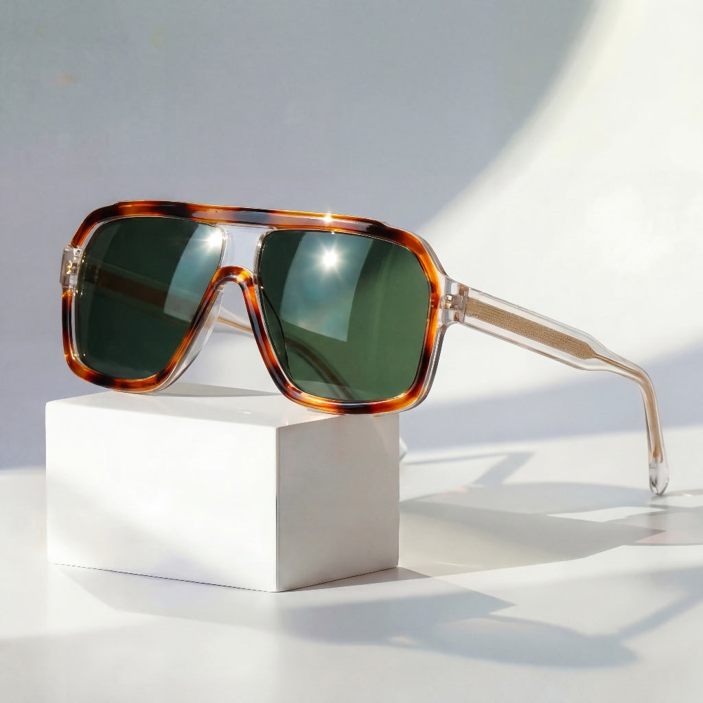 Raven Vintage-Inspired Sunglasses