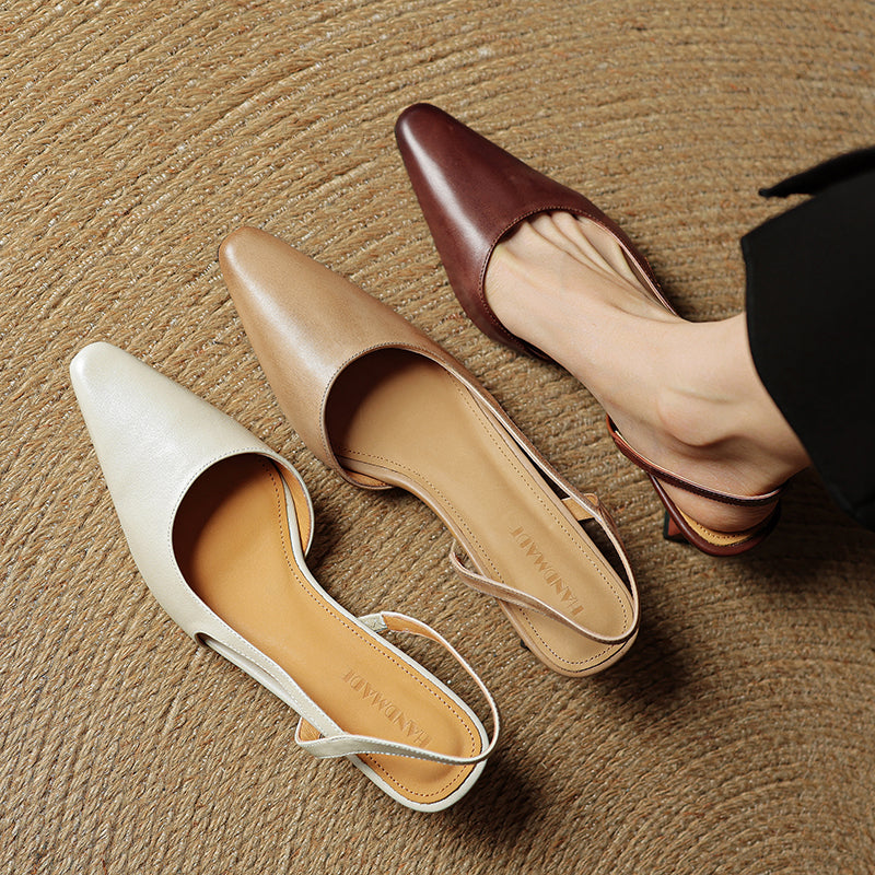 Lysara - Leather Elegance Pumps