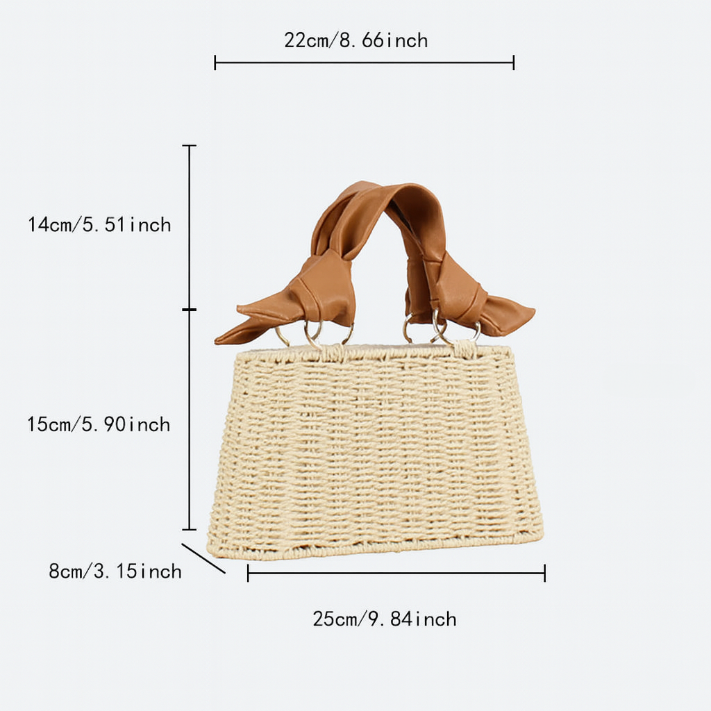 SOLARA — Handwoven Straw Tote