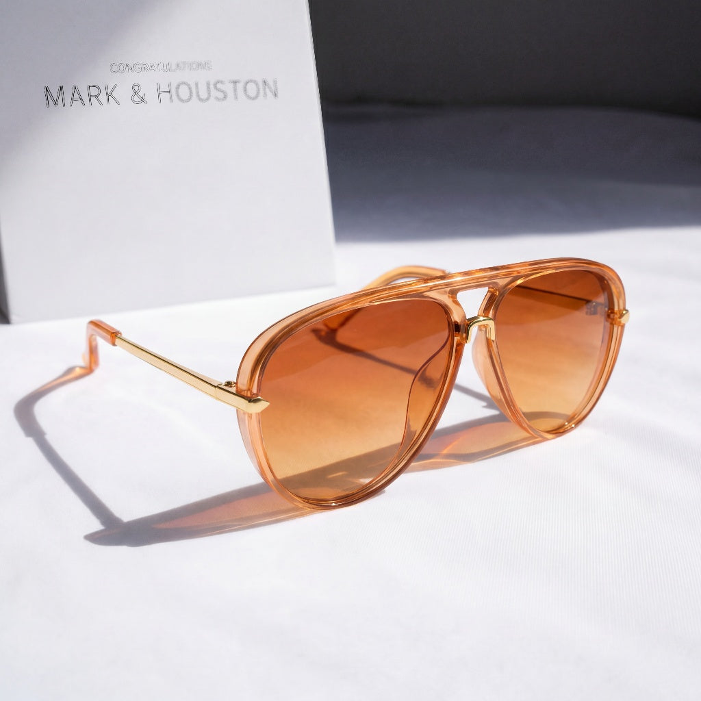 Viola Retro Aviator Sunglasses