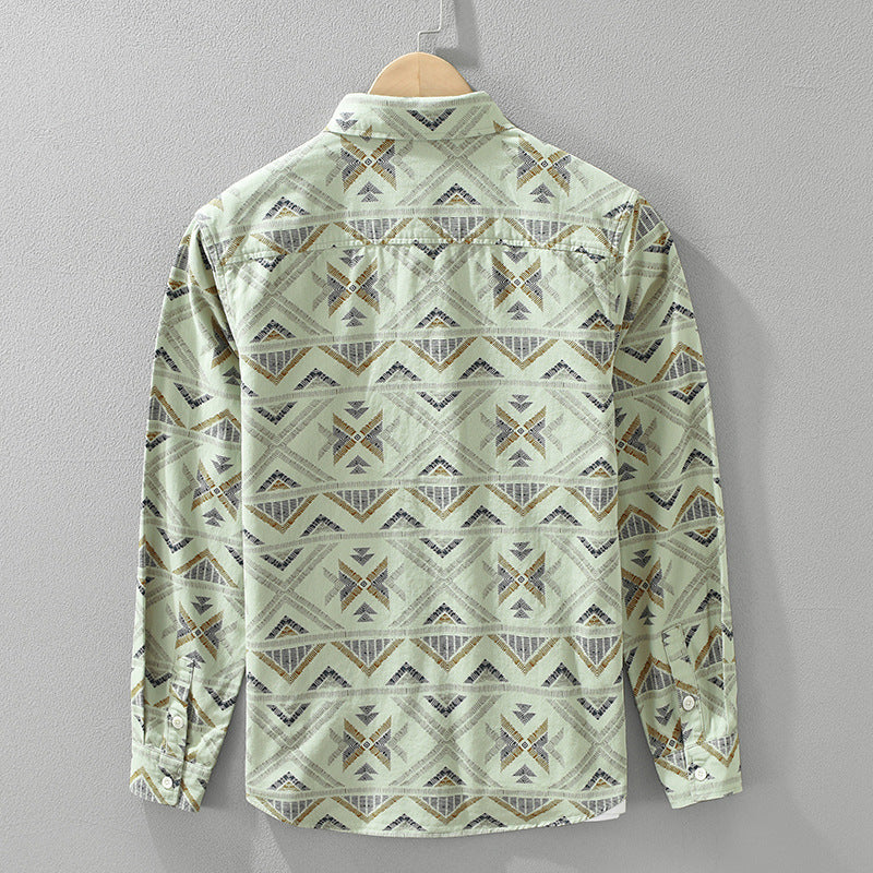 Luminara — Long-Sleeve Cotton Shirt