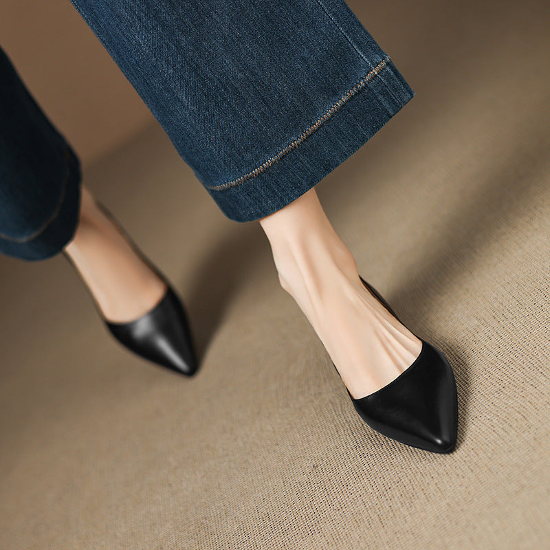 Zefina Grace Leather Loafers