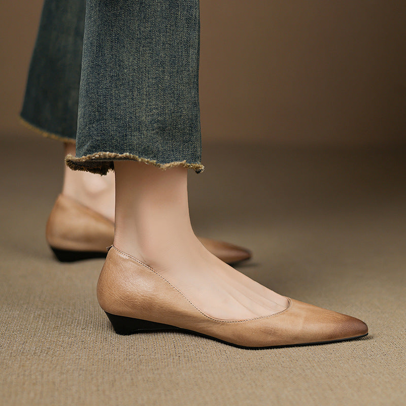 Zefina Grace Leather Loafers