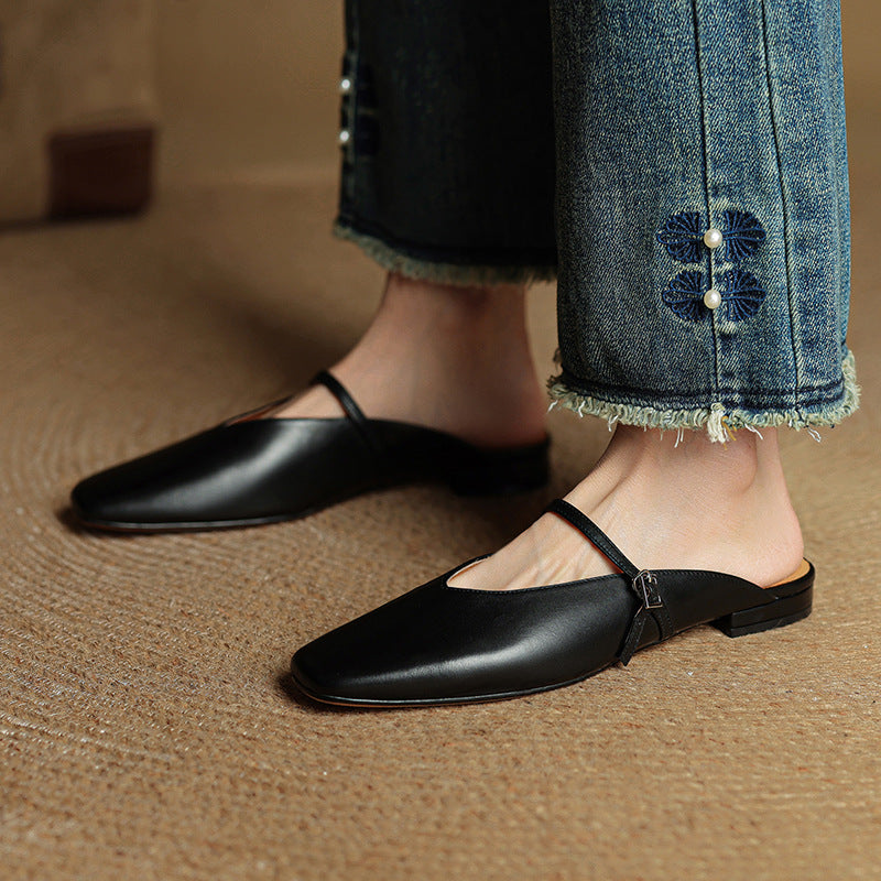 Aurelia Grace Leather Loafers