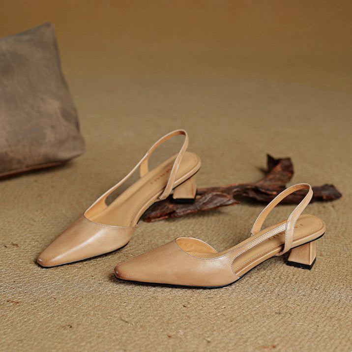Lysara - Leather Elegance Pumps