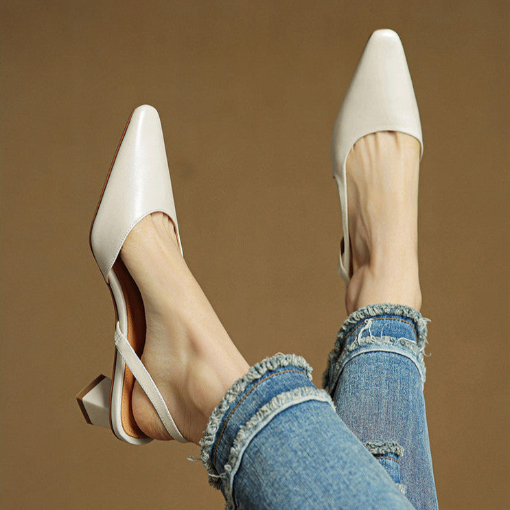 Lysara - Leather Elegance Pumps