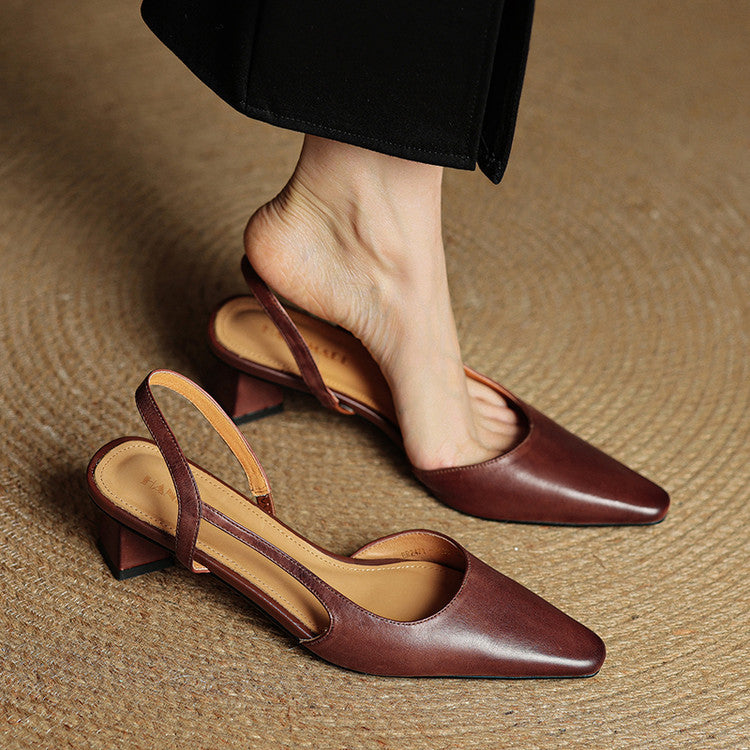 Lysara - Leather Elegance Pumps