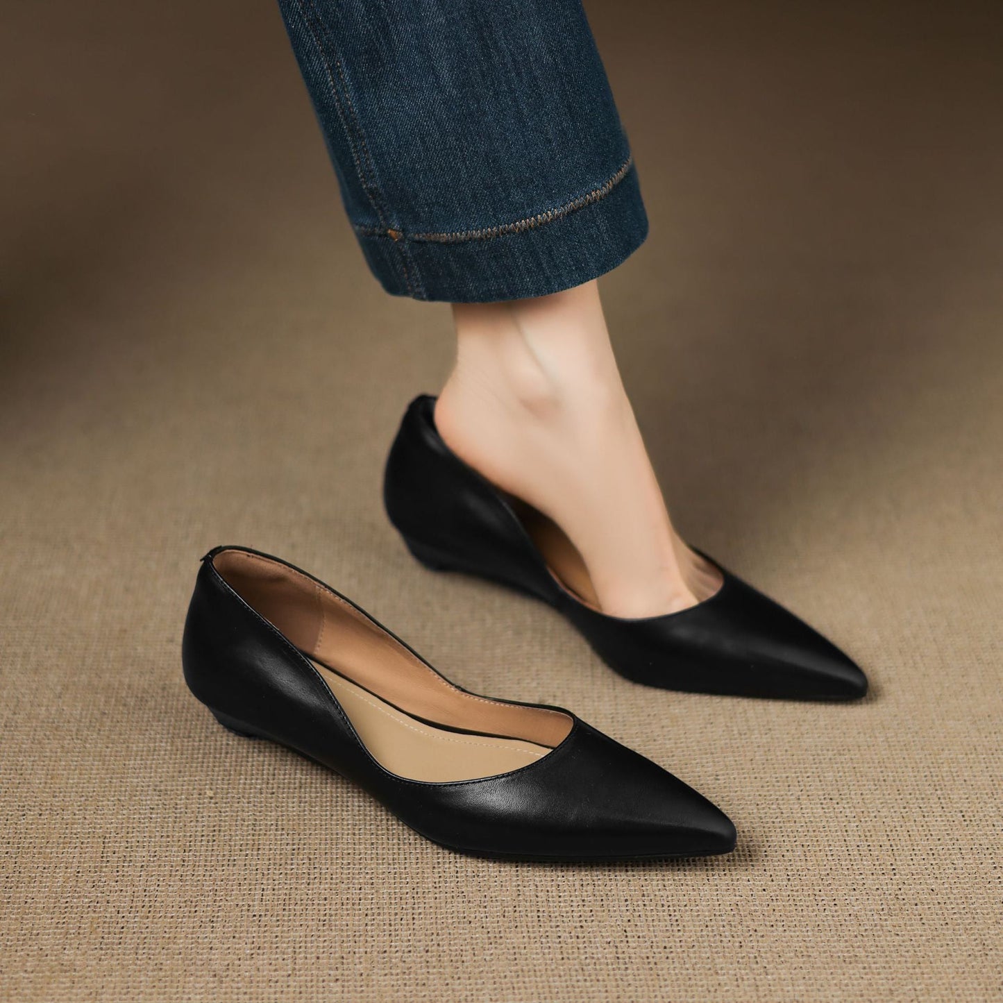 Zefina Grace Leather Loafers