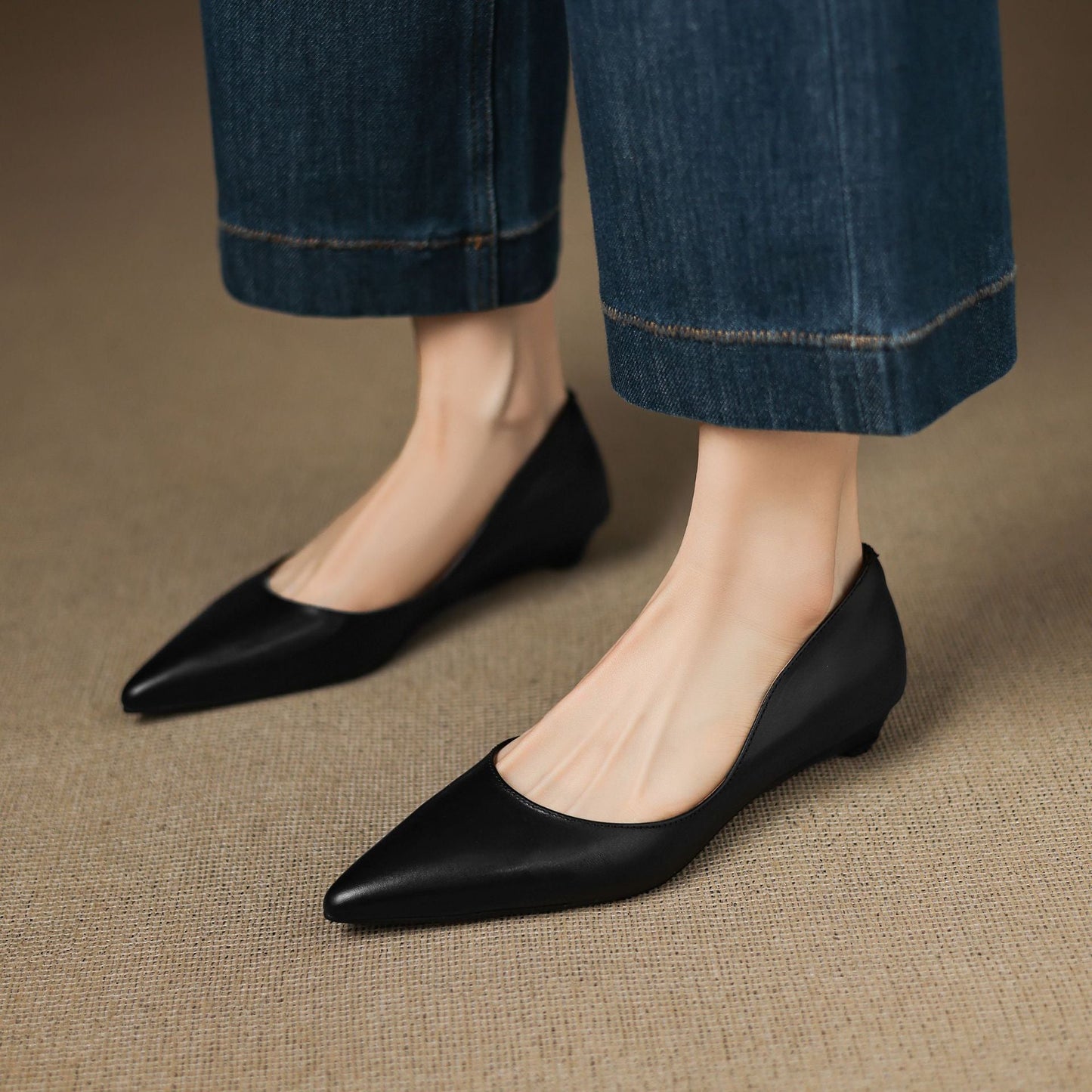 Zefina Grace Leather Loafers