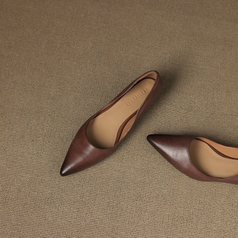 Zefina Grace Leather Loafers