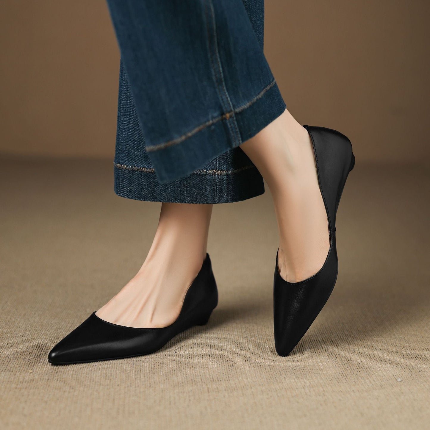 Zefina Grace Leather Loafers
