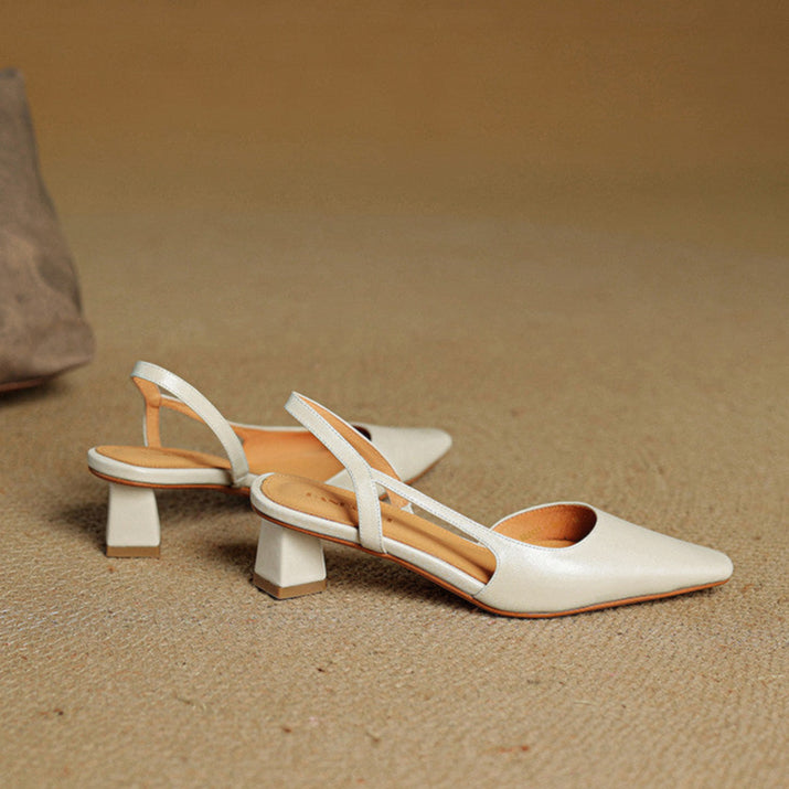 Lysara - Leather Elegance Pumps