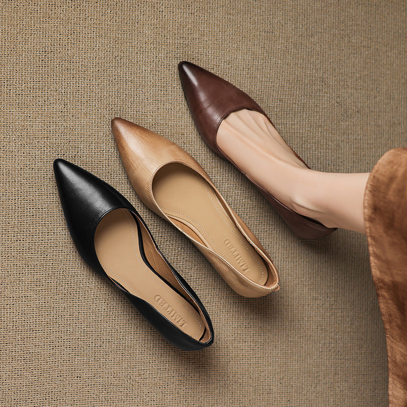 Zefina Grace Leather Loafers