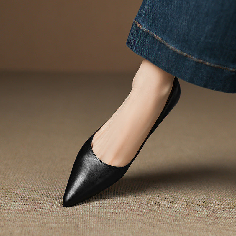 Zefina Grace Leather Loafers