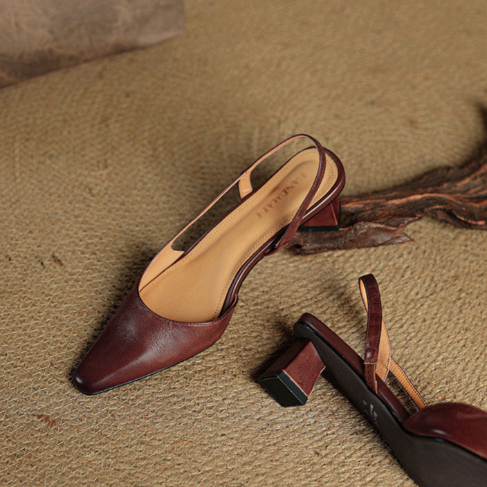 Lysara - Leather Elegance Pumps