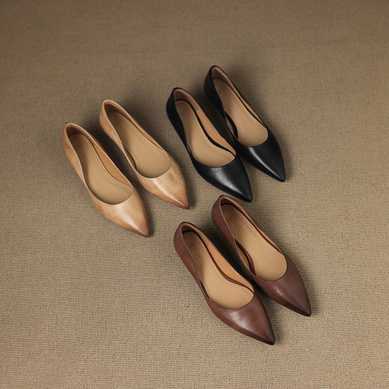 Zefina Grace Leather Loafers