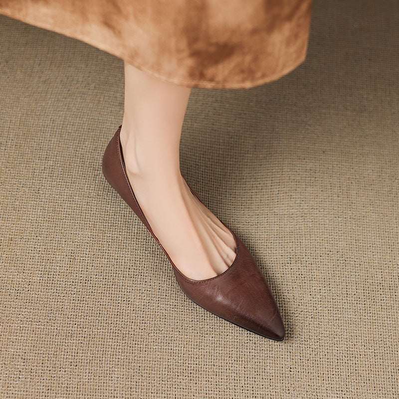 Zefina Grace Leather Loafers