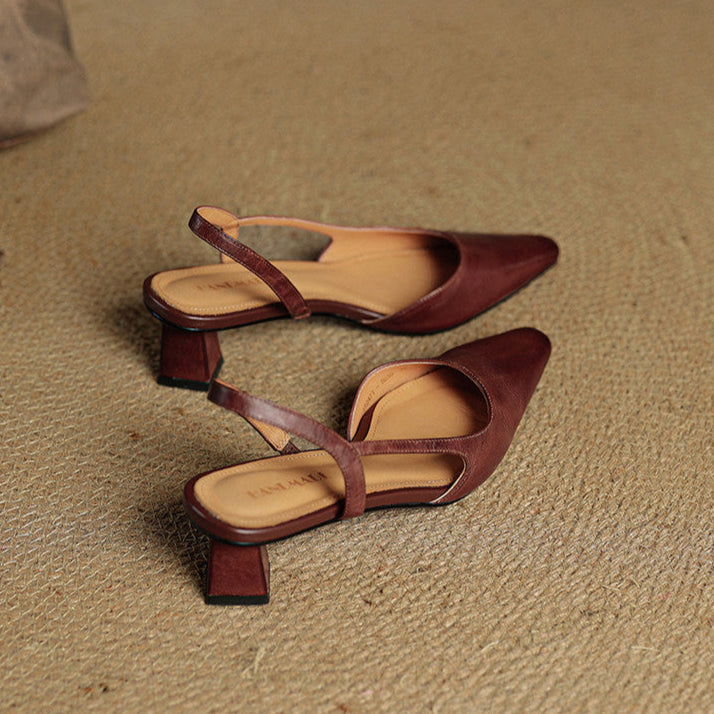 Lysara - Leather Elegance Pumps