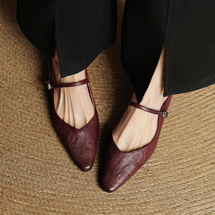 Vellara Genuine Leather Mules