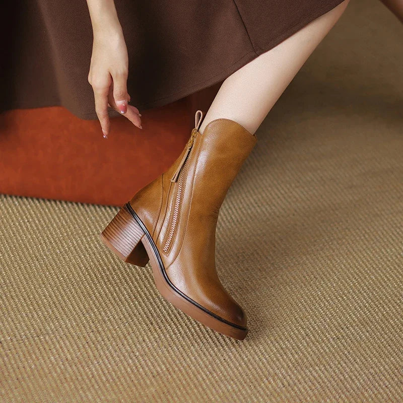 Vellara - Vegan Leather Booties