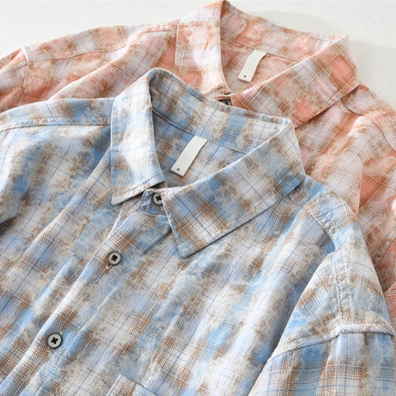 Vellure — Cotton Checkered Shirt