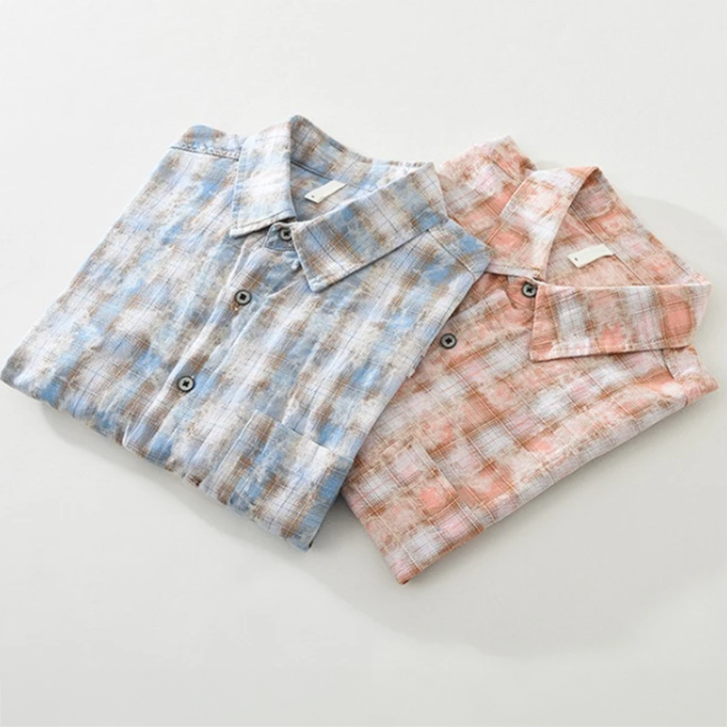 Vellure — Cotton Checkered Shirt