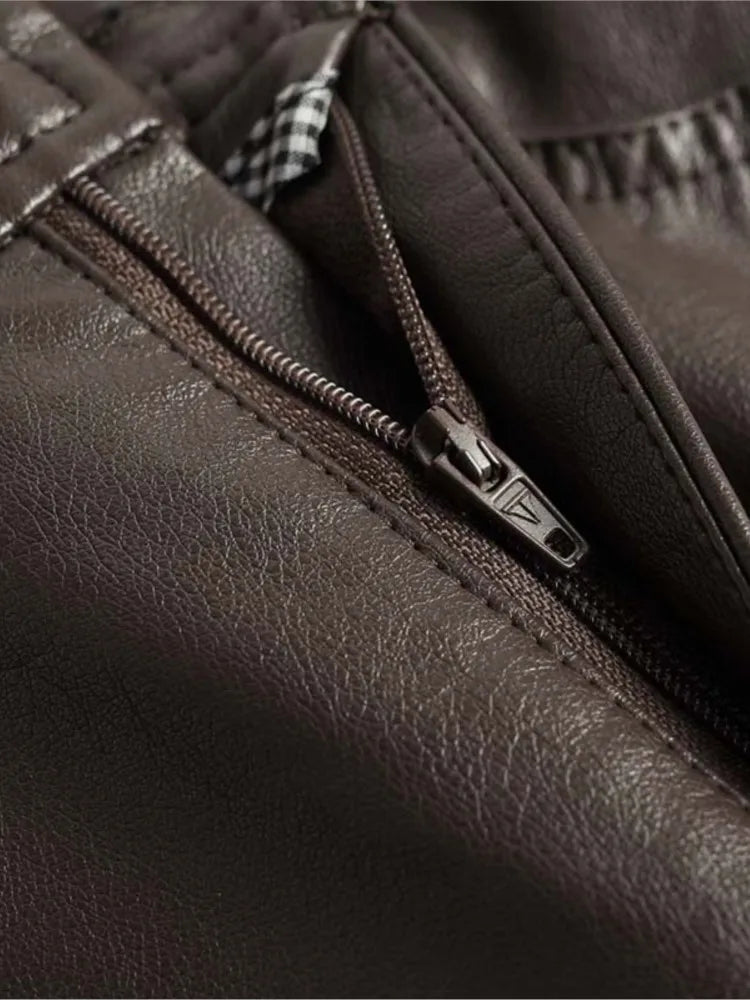 AURORAIRE - Leather Elegance Pants