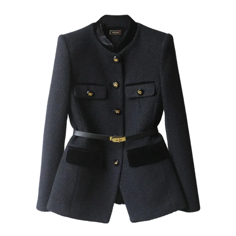 Mirelle - Wool Blend Office Blazer