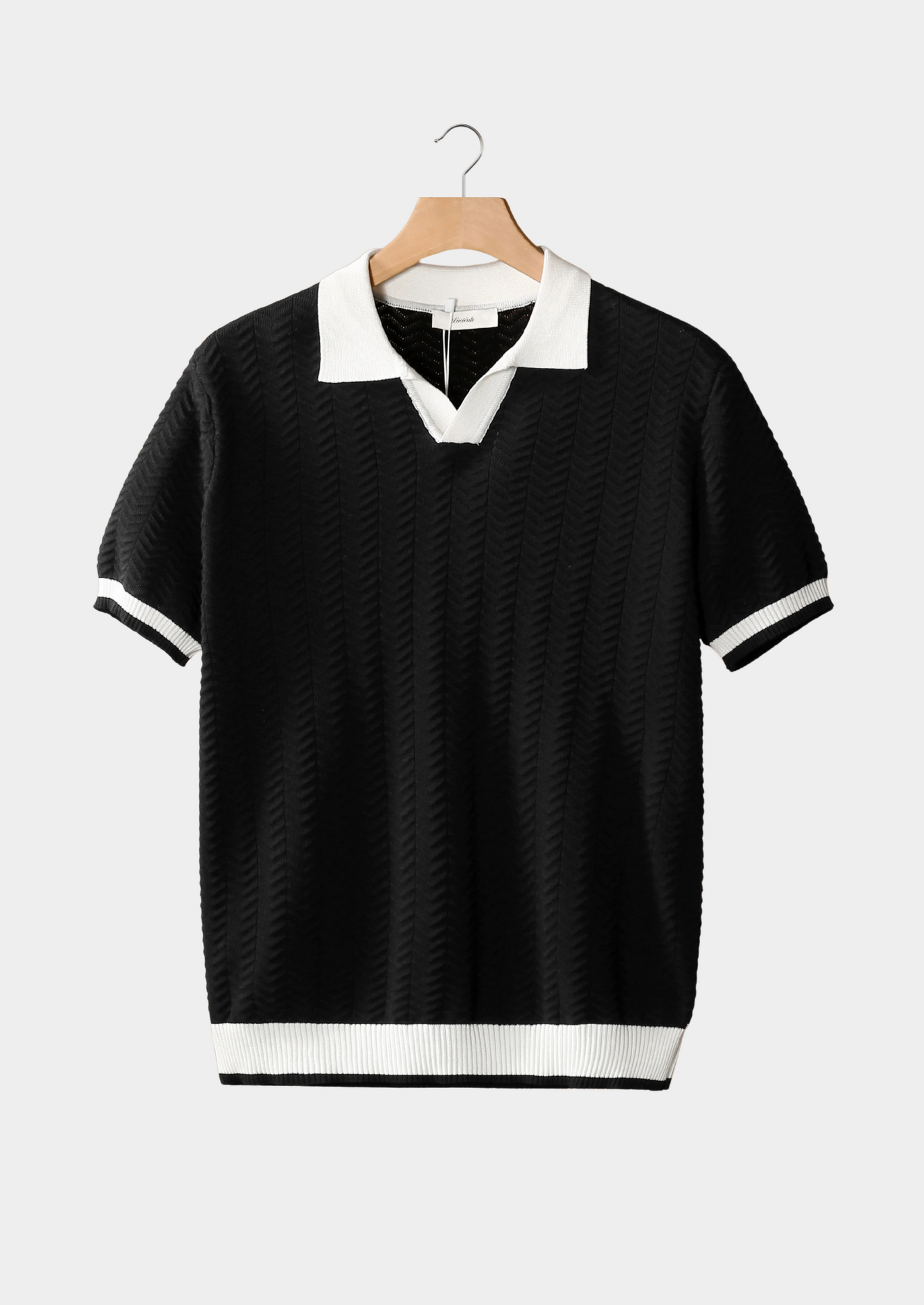 EMBRACE — Textured Knit Polo