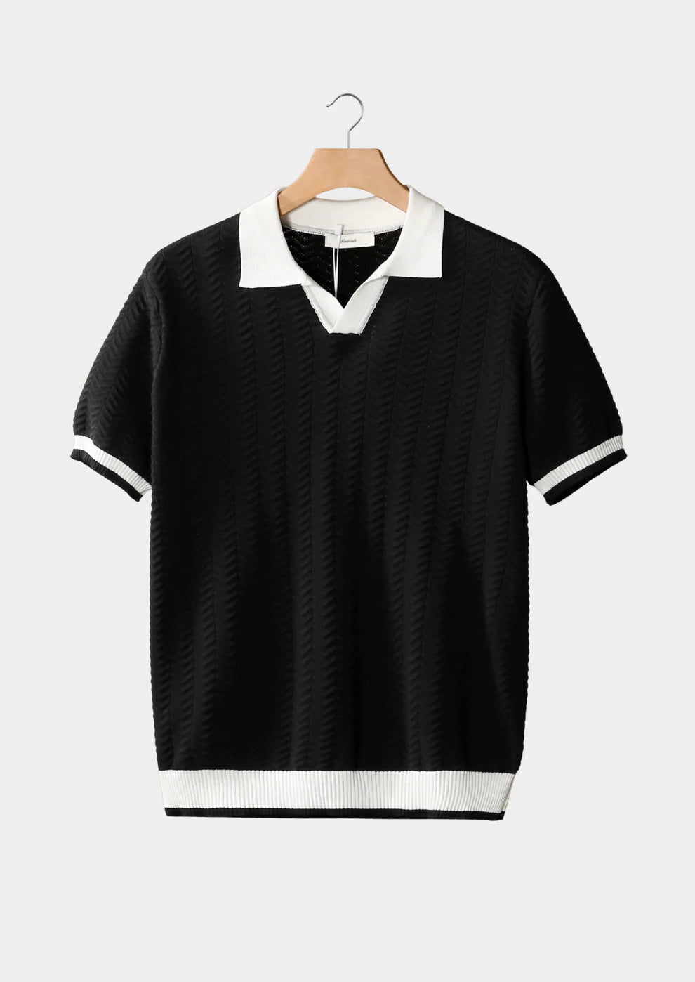 EMBRACE — Textured Knit Polo