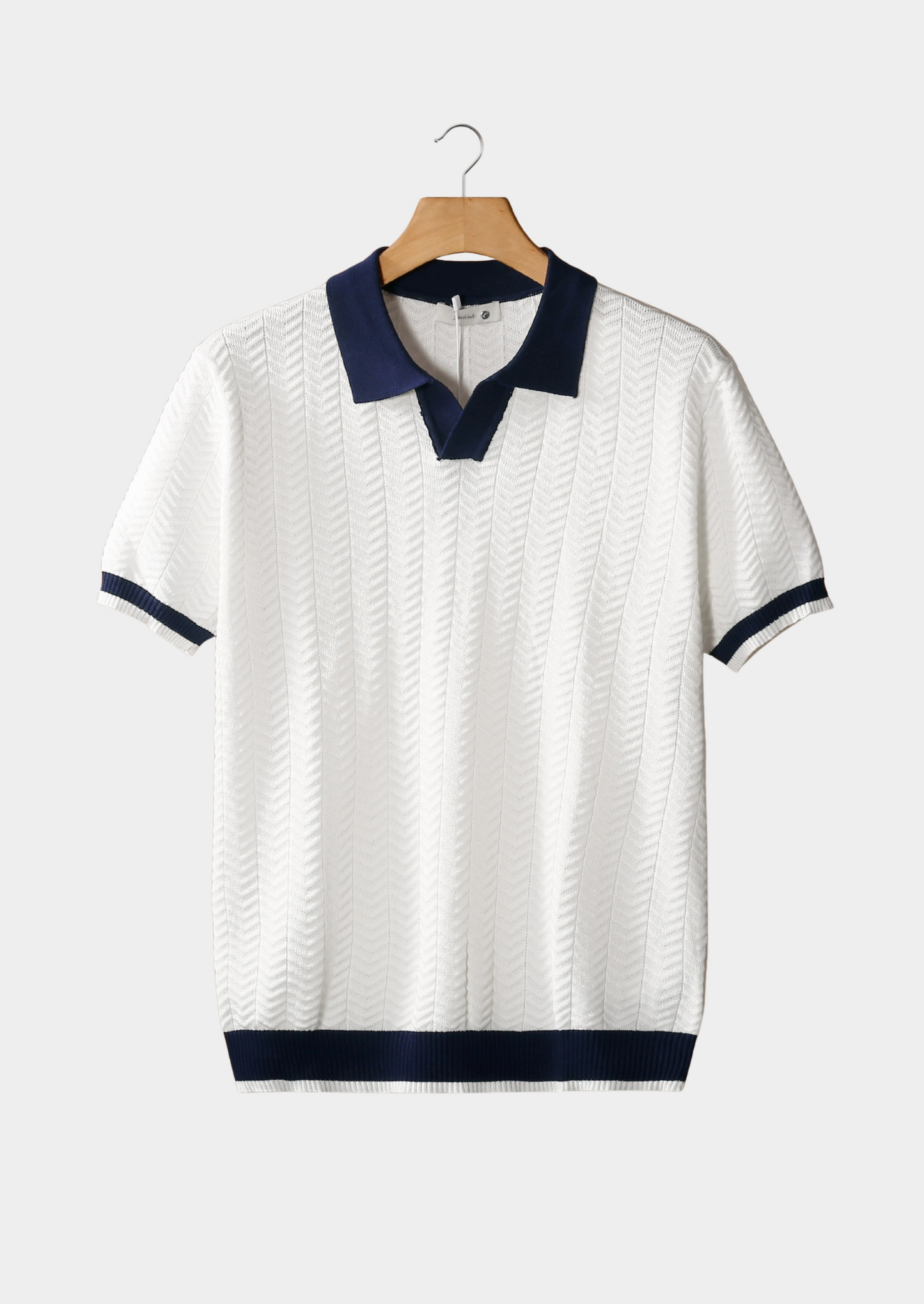 EMBRACE — Textured Knit Polo