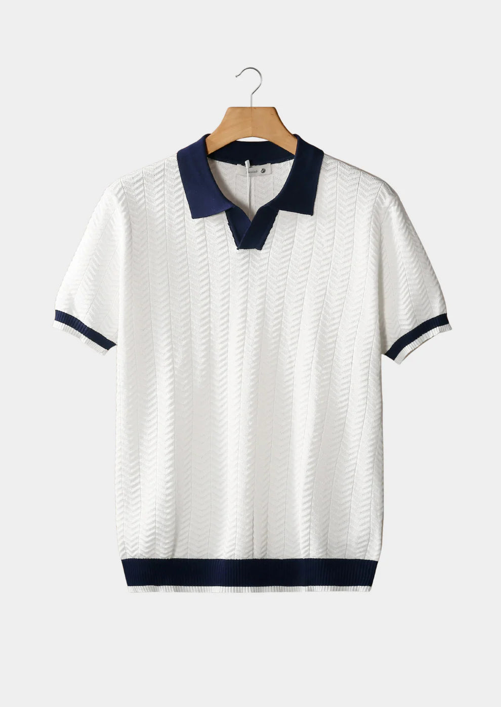 EMBRACE — Textured Knit Polo