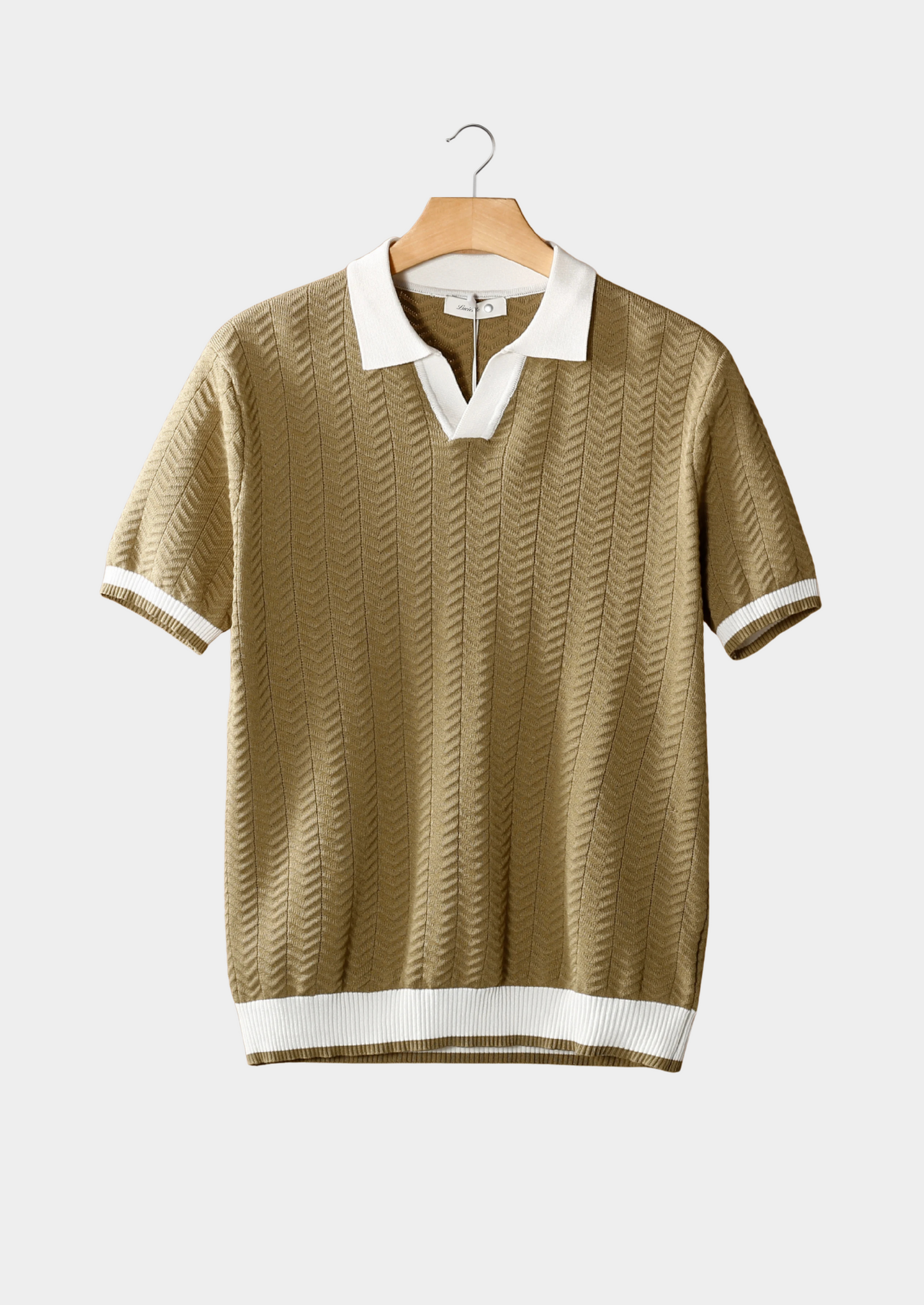 EMBRACE — Textured Knit Polo