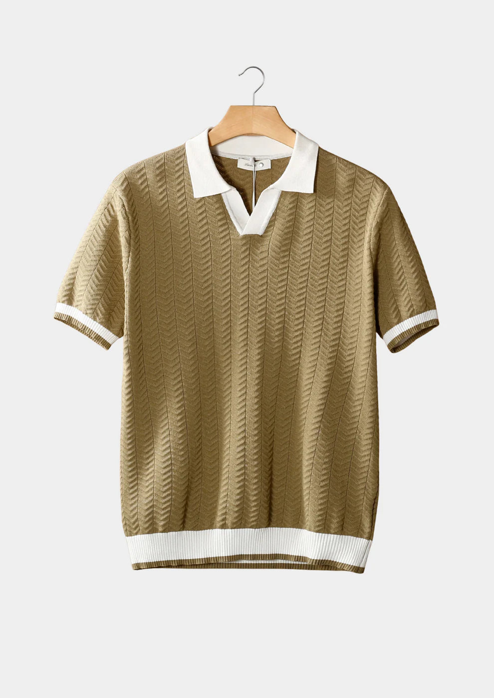 EMBRACE — Textured Knit Polo