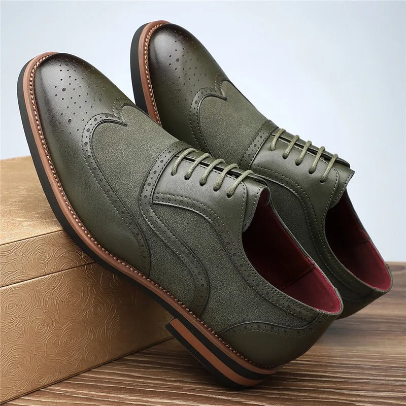 Regent tweekleurige brogue oxfords
