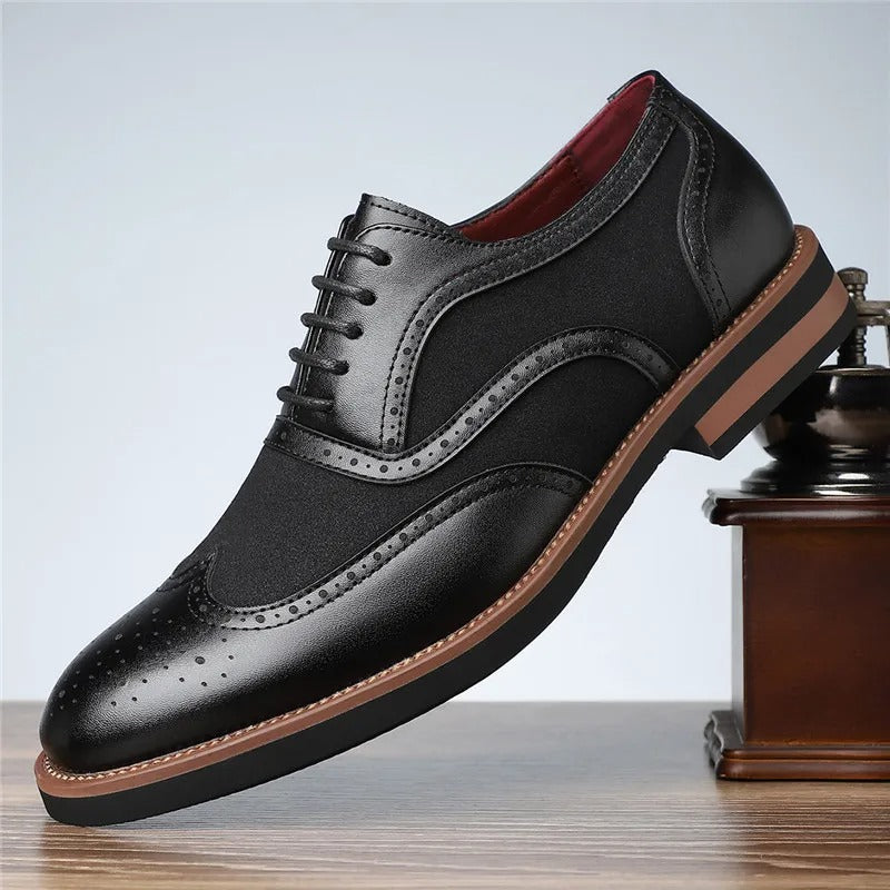 Regent tweekleurige brogue oxfords