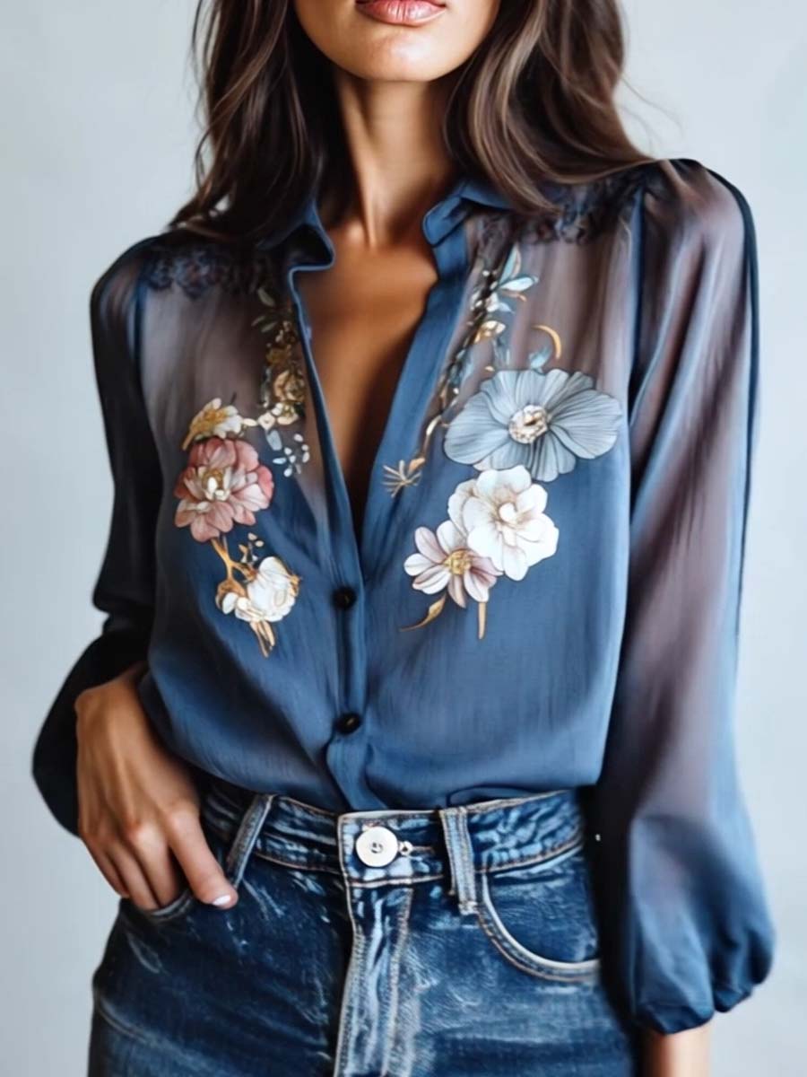 FLORISEL — Bohemian Blossom Blouse