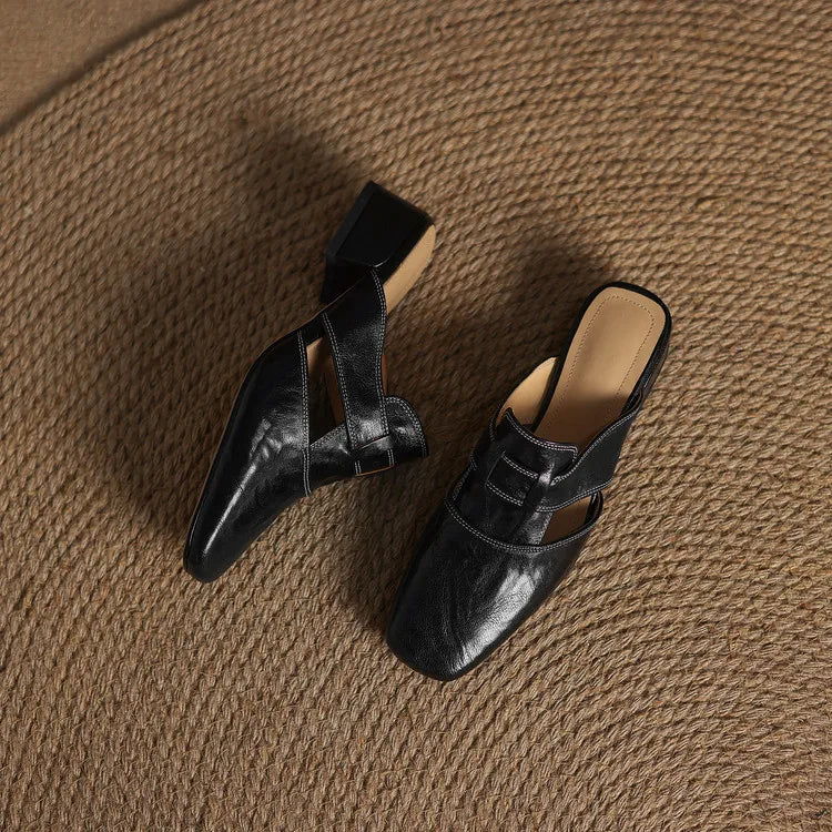 CALIANE — Genuine Leather Mules