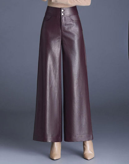 AURORAIRE - Leather Elegance Pants