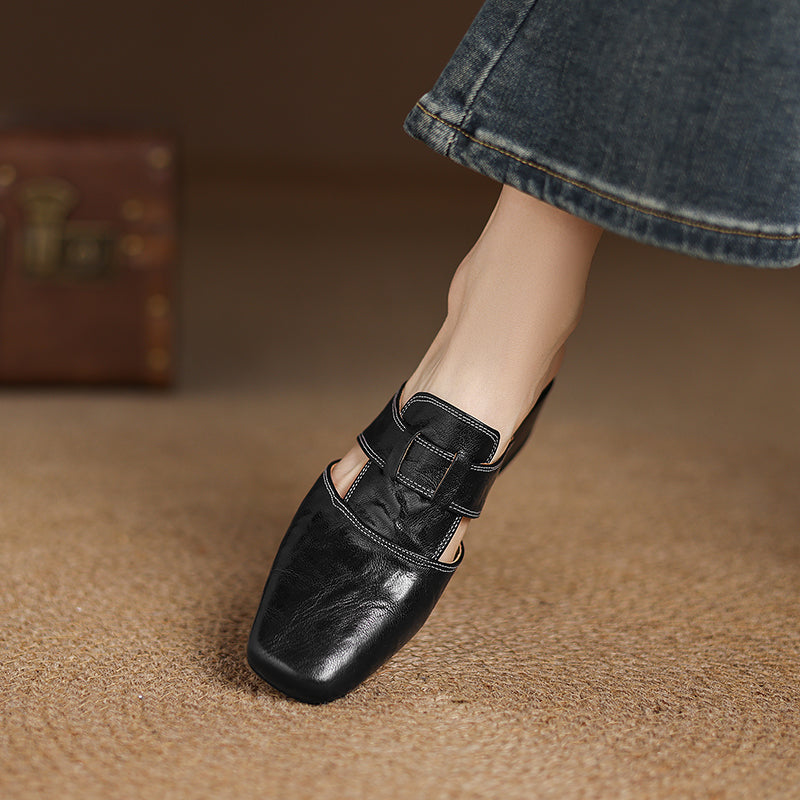 CALIANE — Genuine Leather Mules