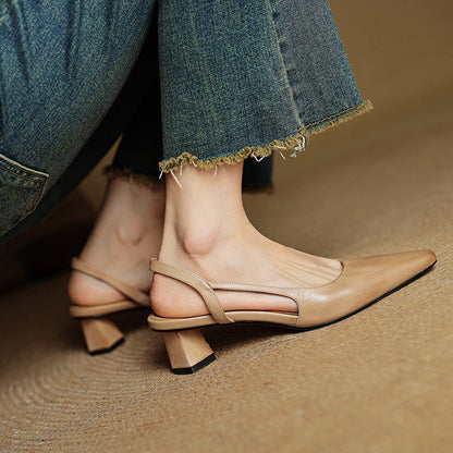 Lysara - Leather Elegance Pumps