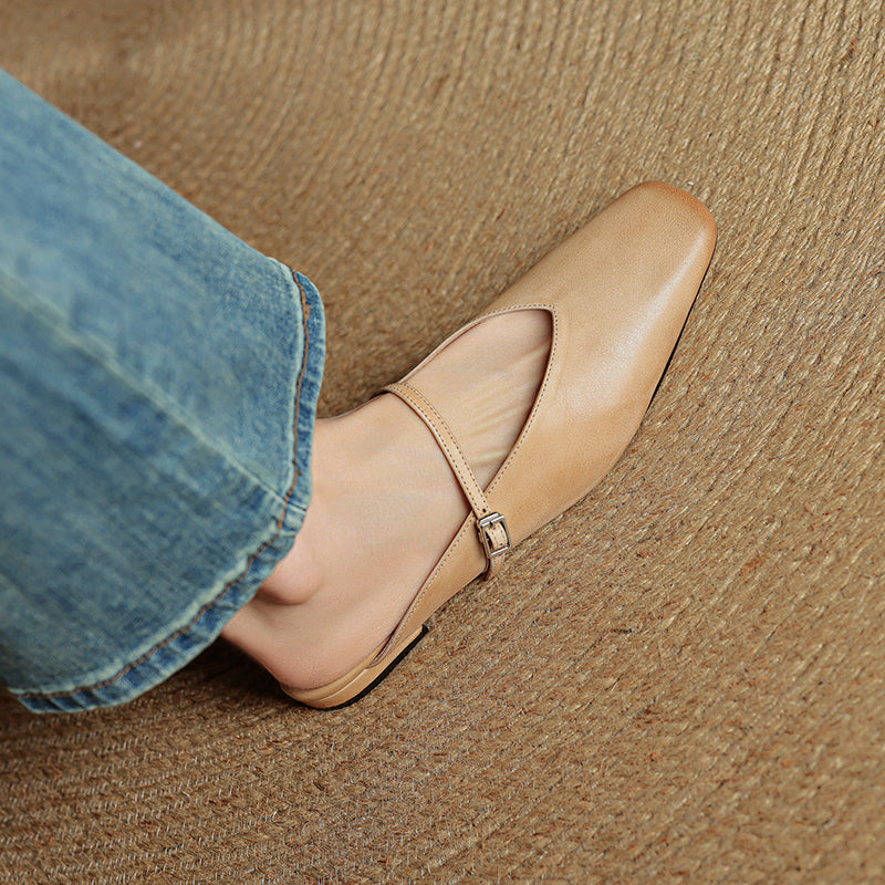 Aurelia Grace Leather Loafers