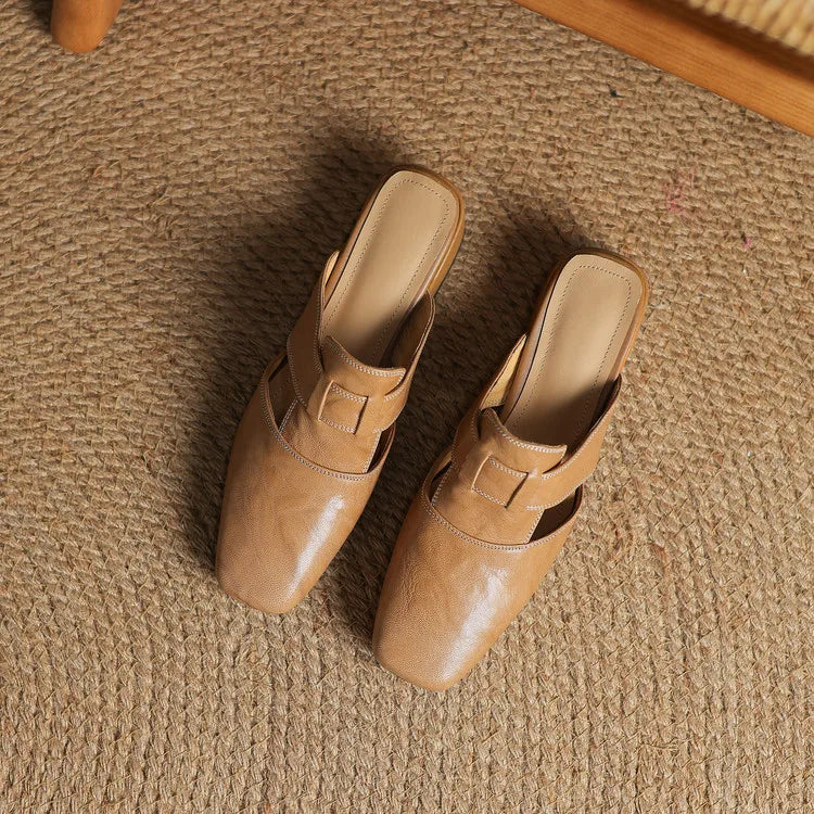 CALIANE — Genuine Leather Mules